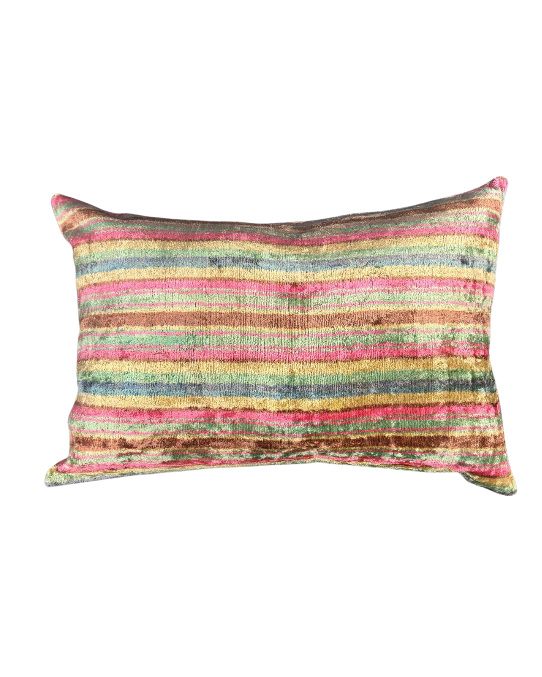 Handmade Uzbek Silk Velvet Pillow
