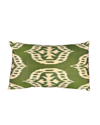 Handmade Uzbek Silk Ikat Pillow