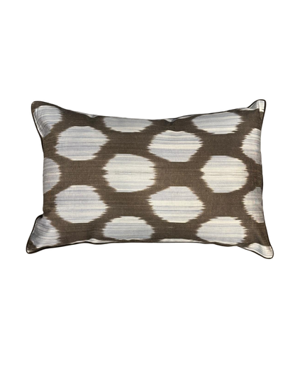 Handmade Uzbek Silk Ikat Pillow