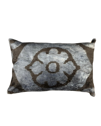 Handmade Uzbek Silk Velvet Pillow