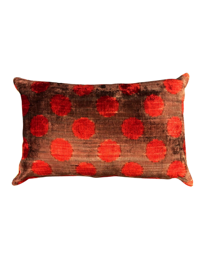 Handmade Uzbek Silk Velvet Pillow