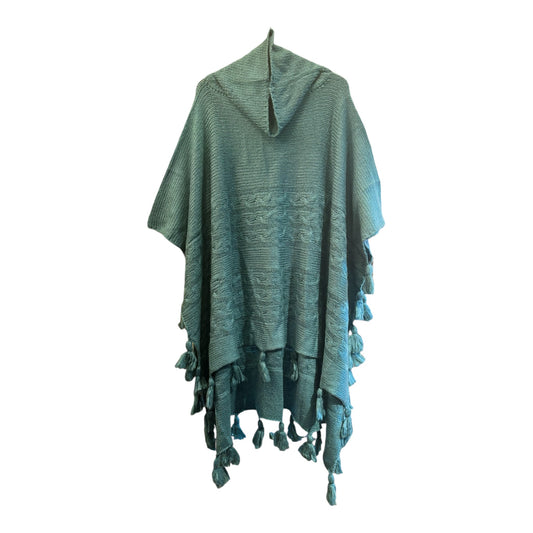 Knitted Poncho Petroil