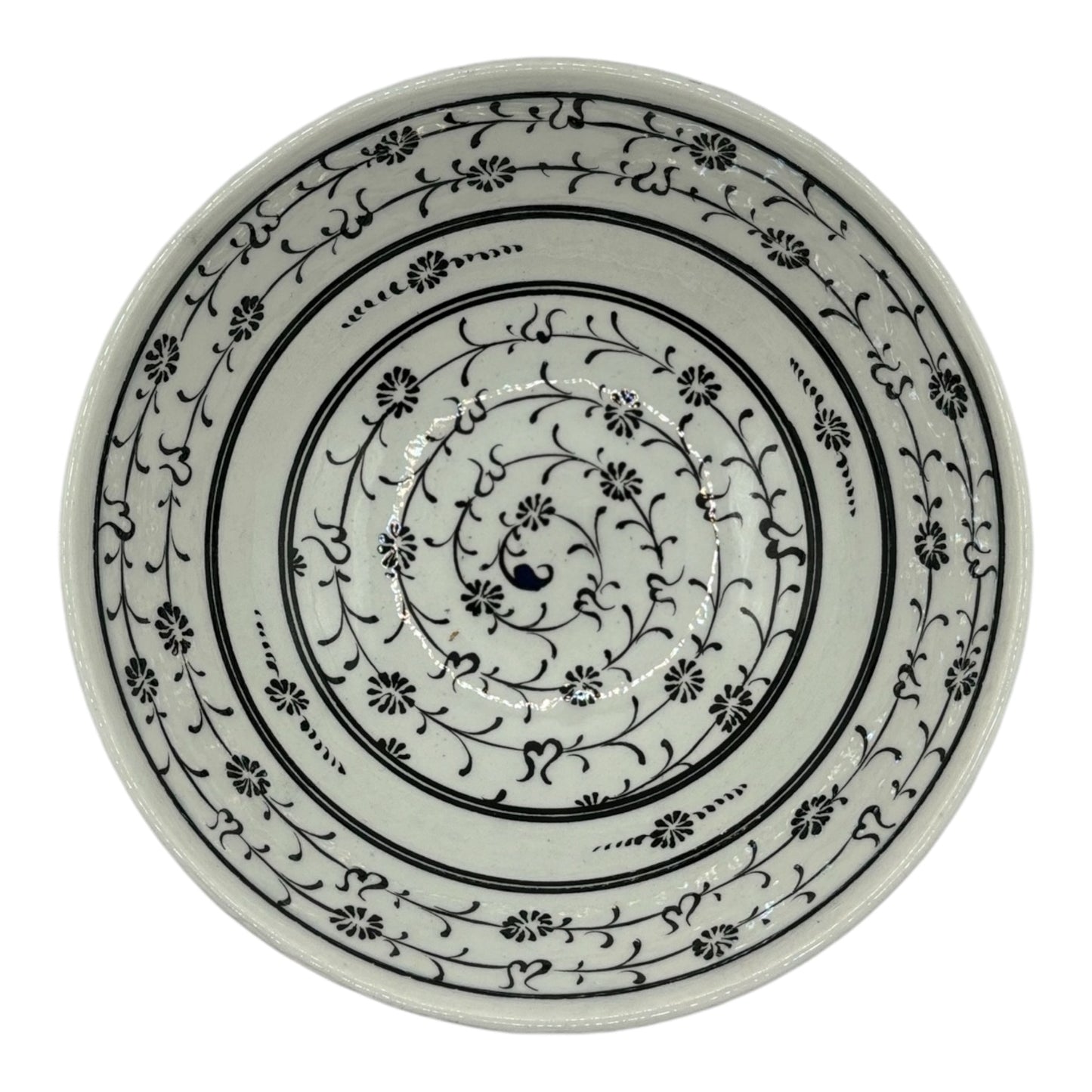 iznik kase - siyah haliç desen