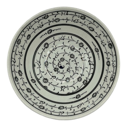 iznik kase - siyah haliç desen