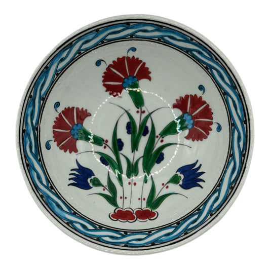 iznik bowl - carnations