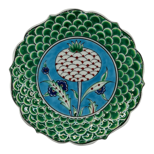 iznik wall decor - pomegranate flower