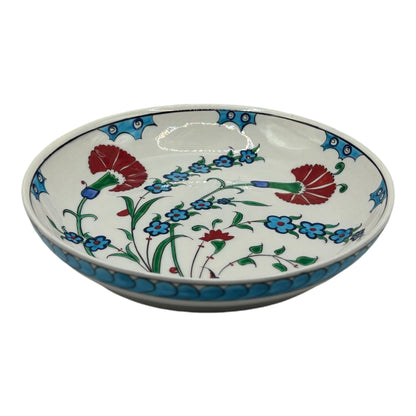 Iznik appetizer plate - carnation pattern