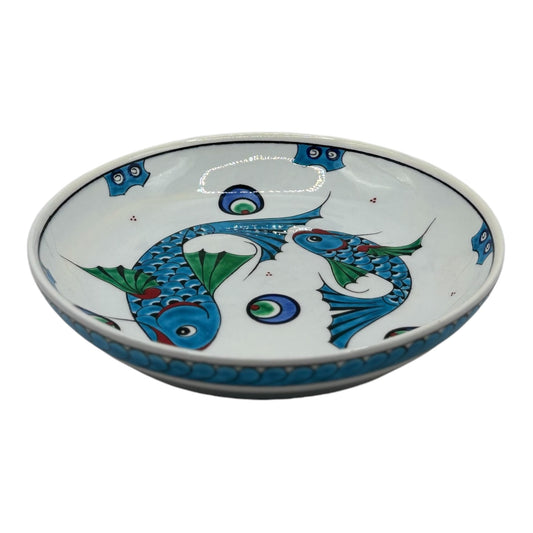Iznik appetizer plate - fish pattern