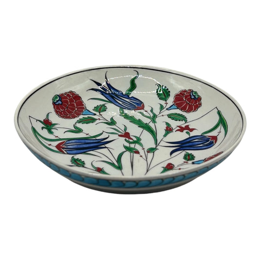 Iznik appetizer plate - floral pattern