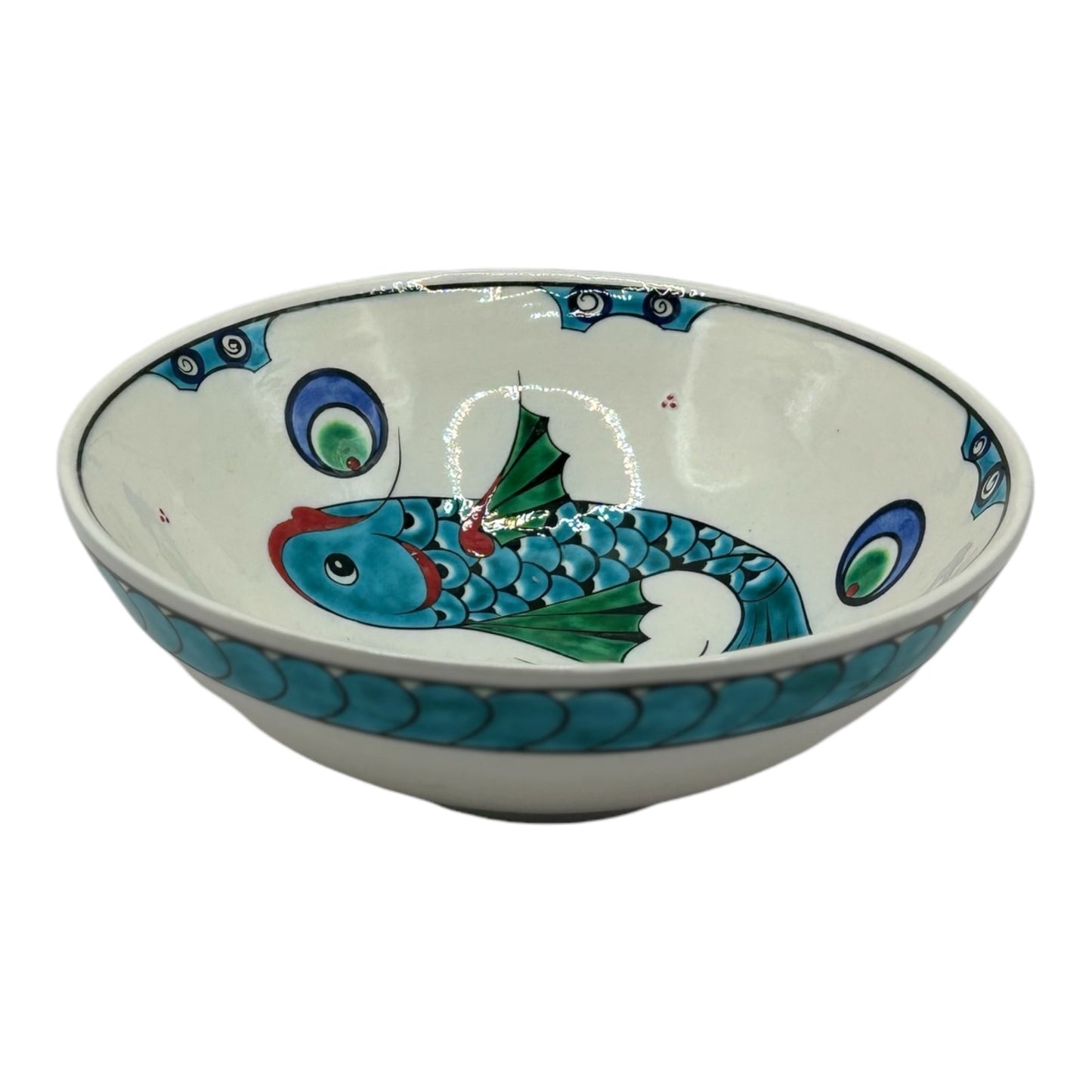 iznik kase - balık deseni