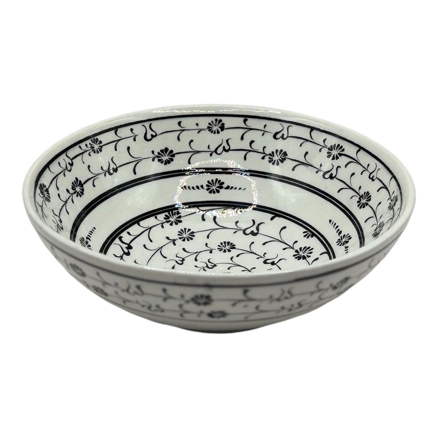 iznik kase - siyah haliç desen