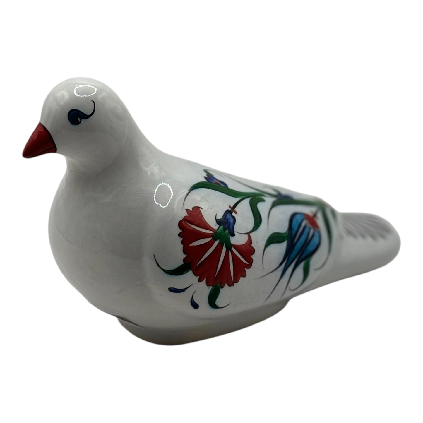 Iznik Ceramic Bird - Carnation Pattern Large