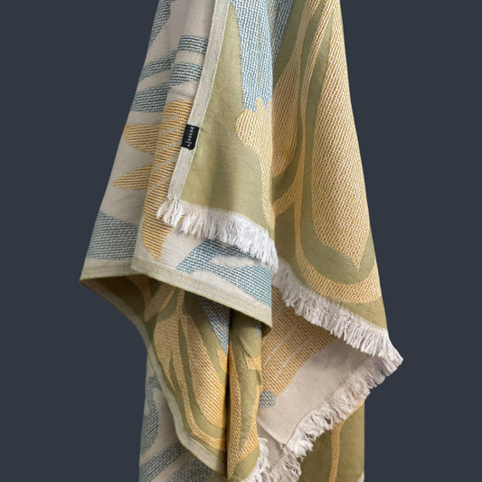 100% Cotton Turkish Towel - Tulips