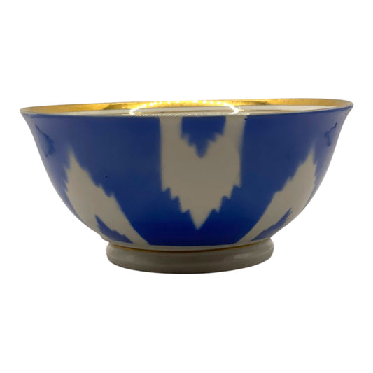 Uzbek Bowl - Blue Ikat