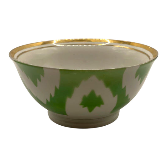 Uzbek Bowl - Pistachio  Green Ikat