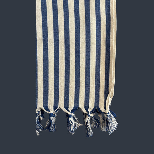 100 % Cotton Turkish Towel - Indigo Bold